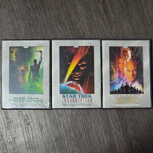Star Trek: 3 movies - Insurrection, First Contact, Nemesis (DVDs)